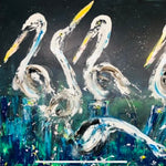 Pelicans at rest. image 1