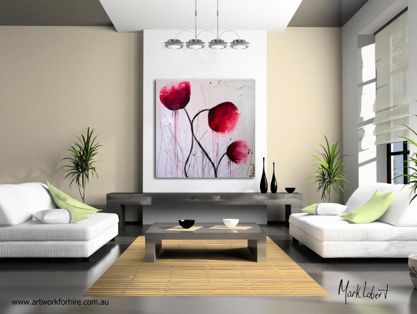 Poppies in the rain image 0