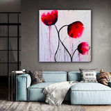Poppies in the rain image 3