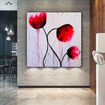 Poppies in the rain image 0