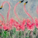 Tickled pink flamingos image 1