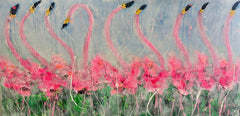 Tickled pink flamingos image 1