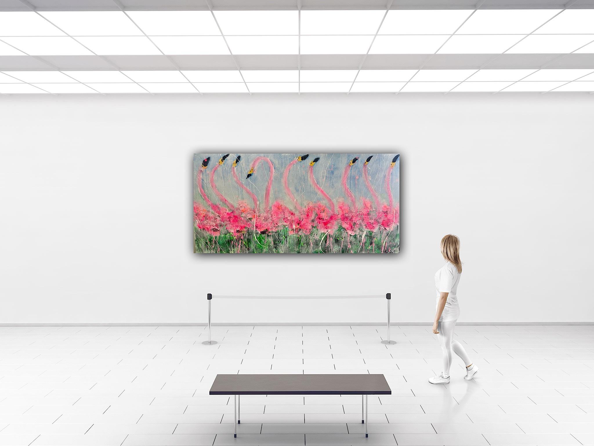 Tickled pink flamingos image 2