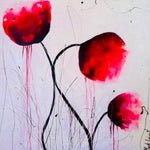 Poppies in the rain image 1